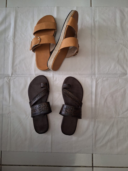Slip-On Flat Sandals Type D