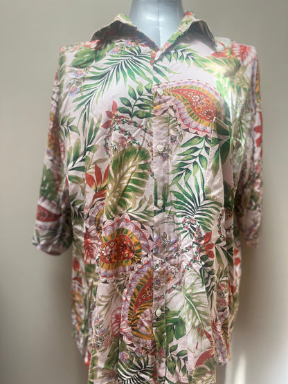 Tropical Style Short Sleeve Shirt